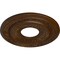 Ekena Millwork Lauren Ceiling Medallion (Canopies up to 6 1/4"), 20 5/8"OD x 6 1/4"ID x 1 3/8"P, Root Beer Crackle CM20LNRBC - alternate 4